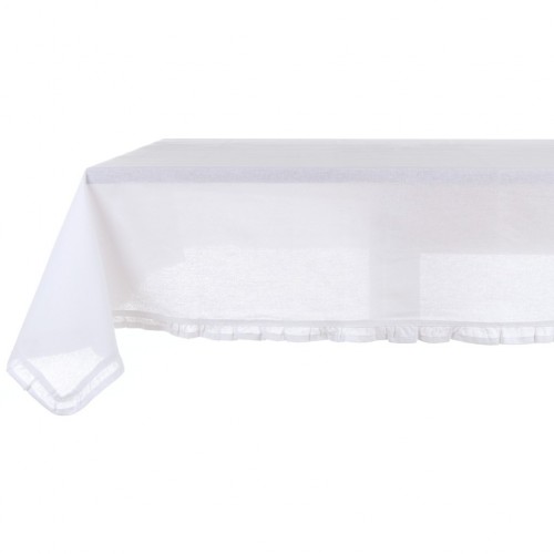 TABLE CLOTH WITH SMALL FRILL