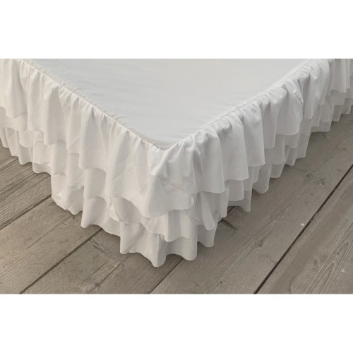 BED SKIRT 2P WITH FRILLS
