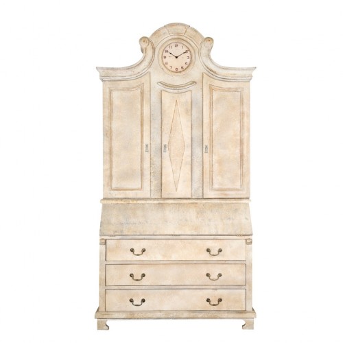 CABINET WITH CLOCK