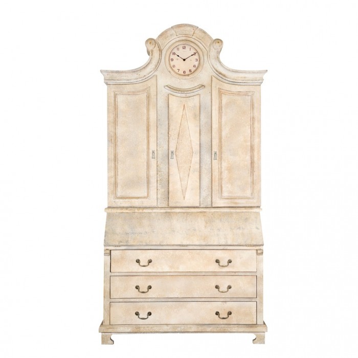 CABINET WITH CLOCK