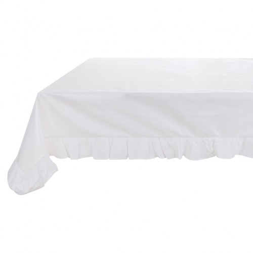 COATED TABLE CLOTH WITH FRILL 10CM