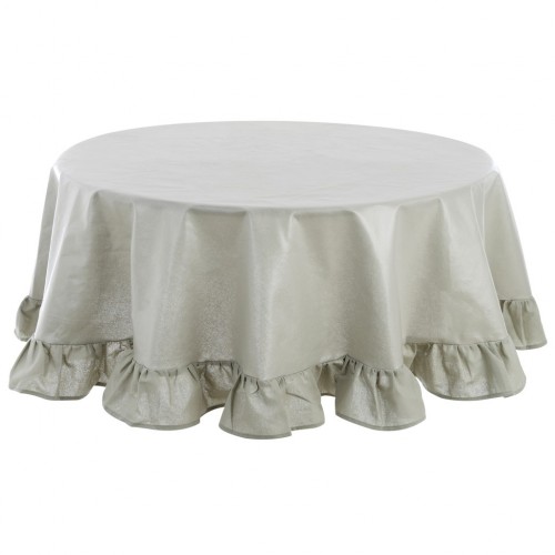 ROUND COATED TABLE CLOTH...