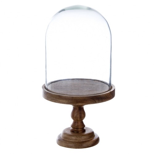 CAKE STAND WITH GLASS BELL