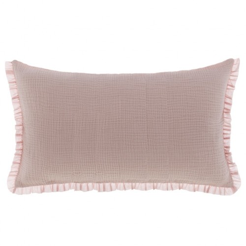 PILLOW COVER WITH FRILL