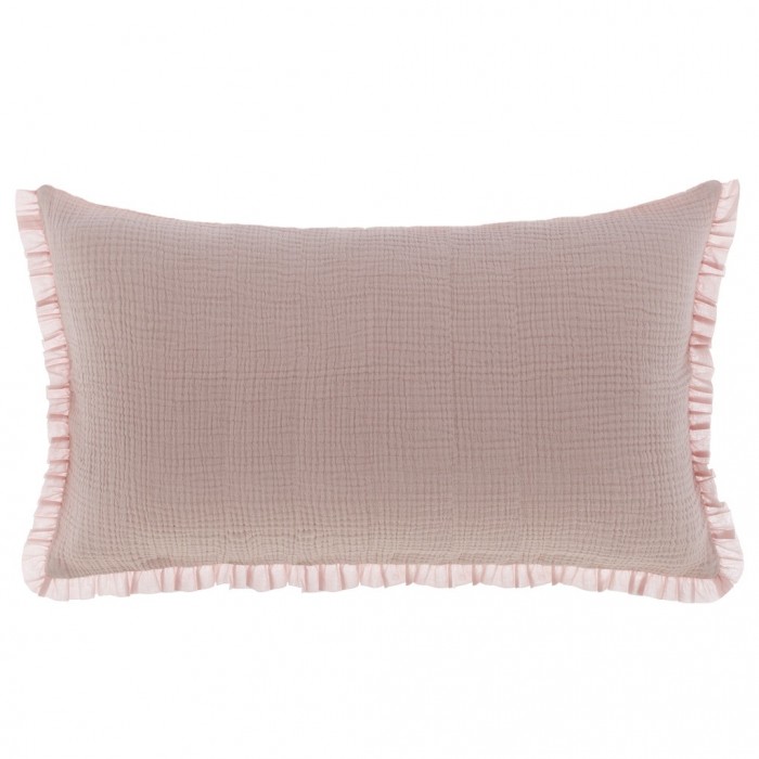 PILLOW COVER WITH FRILL